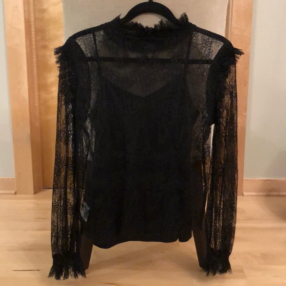 Double Standard Clothing Lace Top with Cami